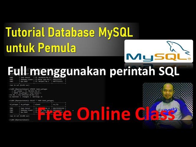 Tutorial database MySQL | Studi Kasus membuat basis data dengan MySQL