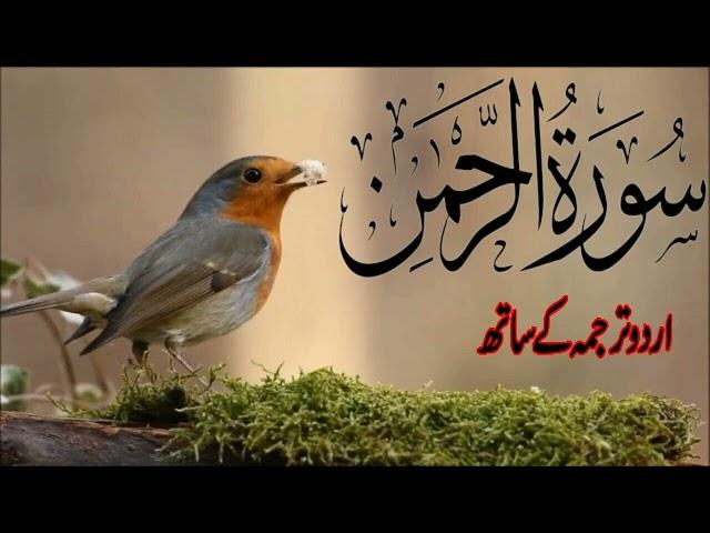 Surah Rahman With Urdu Translation full | Qari Al Sheikh Abdul Basit Abdul Samad (2023)