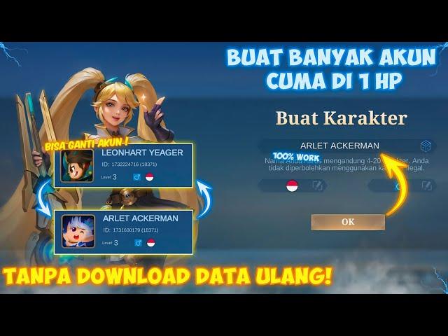 CARA BUAT AKUN BARU MOBILE LEGEND TERBARU - CARA MEMBUAT AKUN ML TERBARU 2024