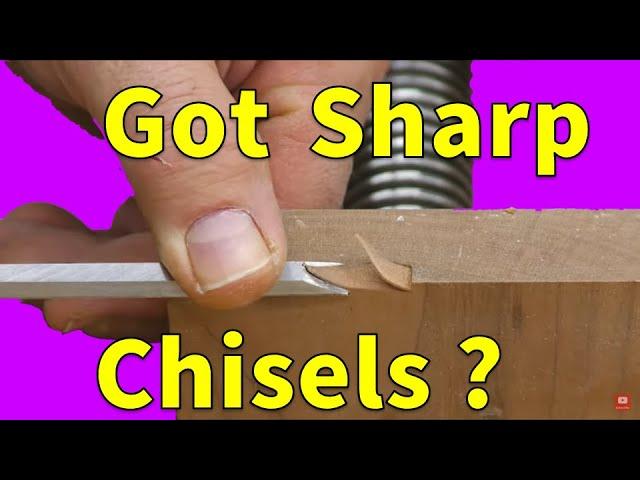 How To Sharpen Chisels By Hand - Like a Pro !