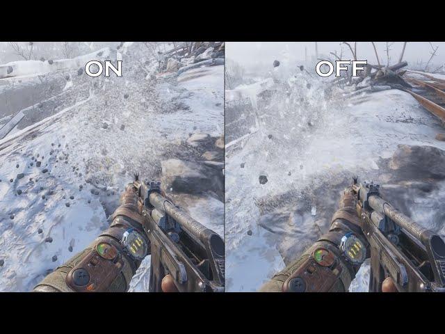 Metro Exodus - Graphics Comparsion Hairworks - Tesselation - PhysX