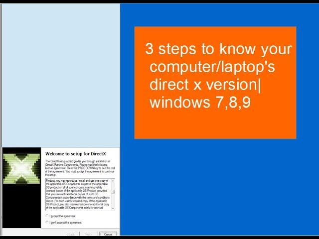 how to check directx version in windows 7[easy steps]