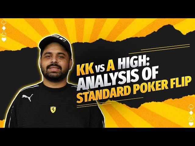 KK vs A High: Analysis of Standard Poker Flip | Adda52 Colossus