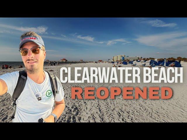 Clearwater Beach Reopens After Hurricanes!