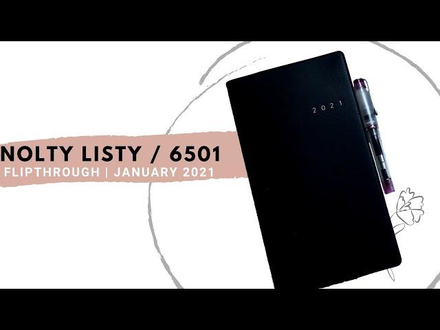 NOLTY LISTY/ 6501 2021 | FLIPTHROUGH - JANUARY | BULLET JOURNAL