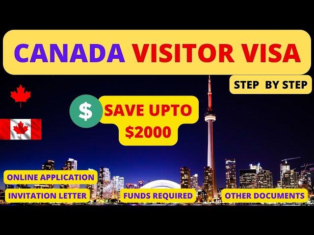 How to apply for Canada Visitor Visa 2024 |  Canada Tourist Visa | How to fill Canada Visitor Visa