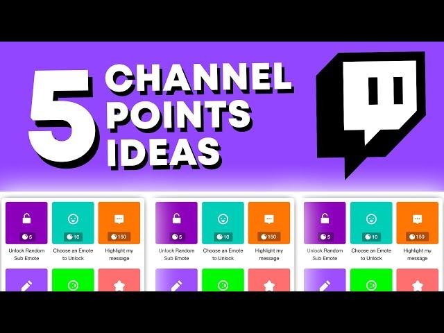 GREAT Twitch Channel Points Reward Ideas! (Twitch Tips)