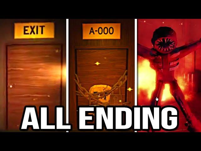 DOORS: Hotel Update - All Ending (Secret,Exit,Original Ending)