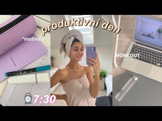 7:30 PRODUKTIVNÍ DEN *motivace* | Amy's World