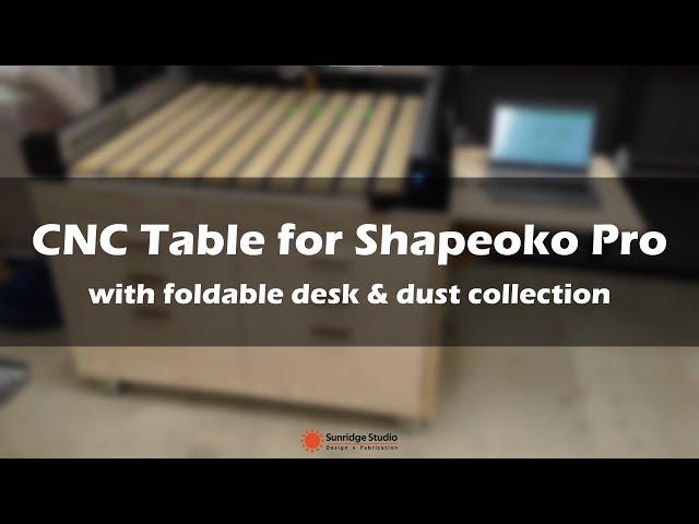 CNC Table for Shapeoko Pro, with FREE plans