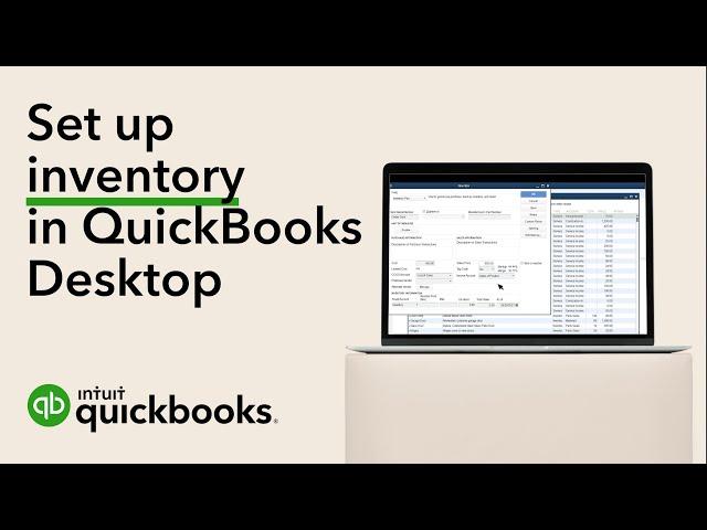 How to set up inventory in QuickBooks Desktop