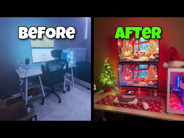 Transforming my DREAM Gaming Setup for Christmas! 