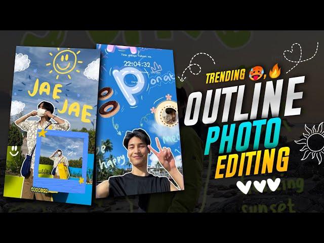 OUTLINE DRAWING PHOTO EDITING | INSTAGRAM STORIES TRENDING OUTLINE ART  PHOTO EDITING | STORY IDEAS