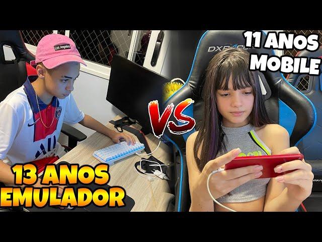 CRIANÇA DE 11 ANOS AMASSA PRO PLAYER EMULADOR NO X1! FREE FIRE