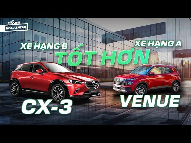 So sánh Hyundai Venue 1.0 T-GDI và Mazda CX-3 1.5L AT: Đại chiến phân khúc CUV 500 triệu!