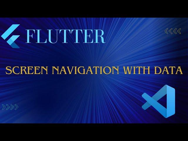 Flutter : Passing Data Between Screens | Passing Parameters Using Constructors And Named Routes.