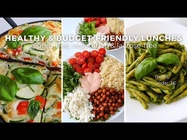Healthy & Budget Friendly Lunch Ideas | Gluten free Meals Under 3€