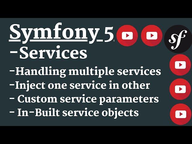 All about Services in Symfony 5 | Inject one service in other| Inbuilt service objects| Type hinting