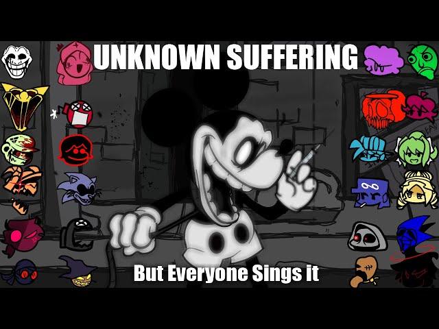 FNF - Unknown Suffering But Every Turn A Different Cover Is Used  (Unknown But Everyone Sings it)