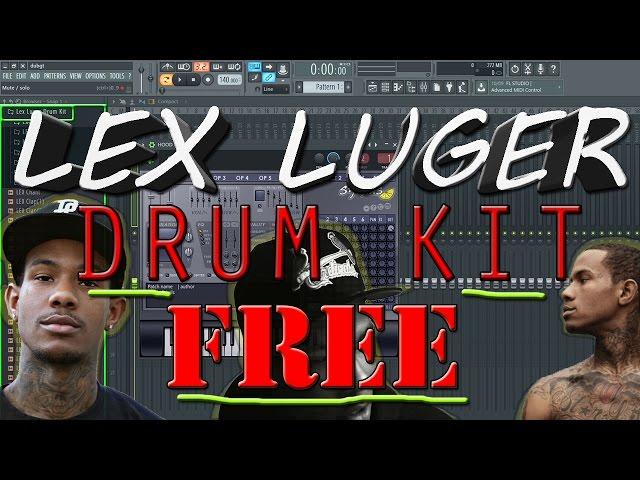 FREE Official LEX LUGER Drum Kit ( DOWNLOAD LINK ) FL STUDIO