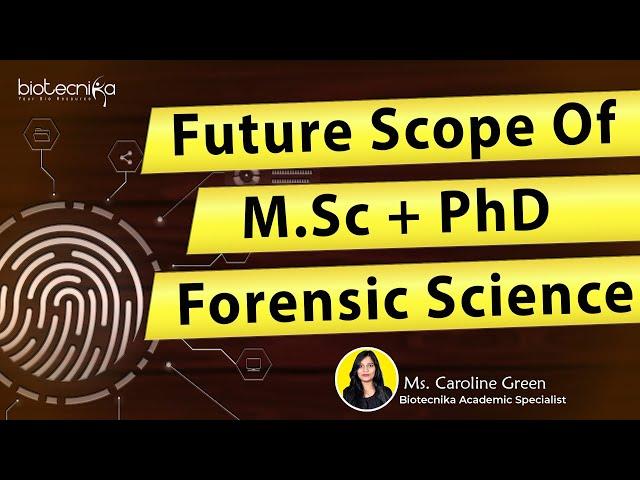 Forensic Science Career Scope | MSc & PhD Forensic Science