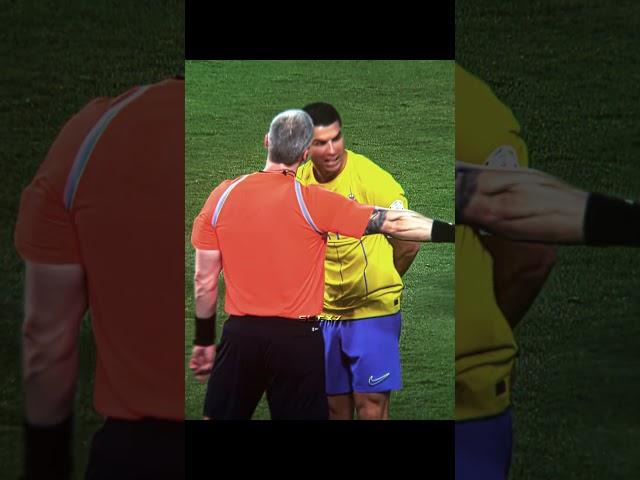 Ronaldo Stared Him Like... #cristianoronaldo #cr7 #football #edit #fyp #viral #referee #alnassr