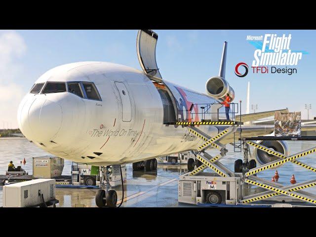 TFDI MD-11F FedEx | Houston - Denver | Full Flight MSFS