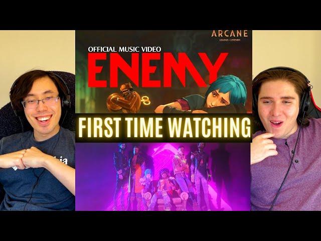 FIRST TIME WATCHING: Enemy - by Imagine Dragons & JID...who's ready for ARCANE??