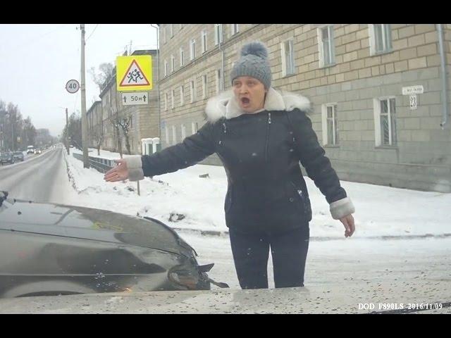 Женщины за рулем - "Сучка крашенная!" (часть 14)  Тематические подборки дтп