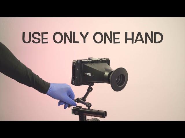 cineready friction magic arm - operate with a single hand