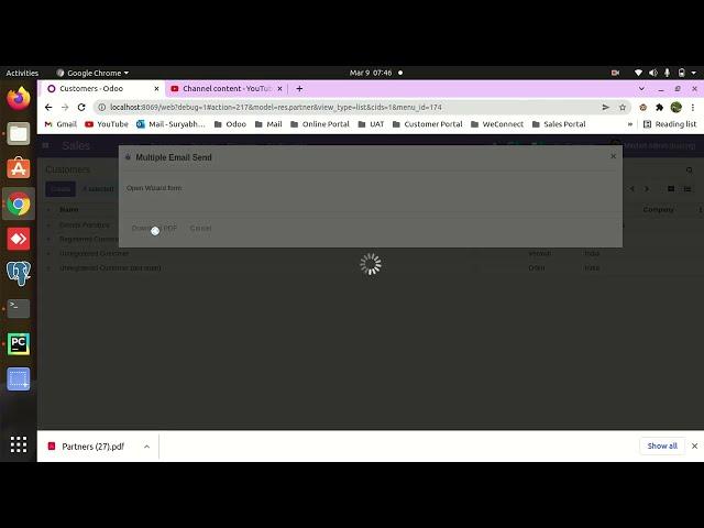 Wizard in Odoo 14