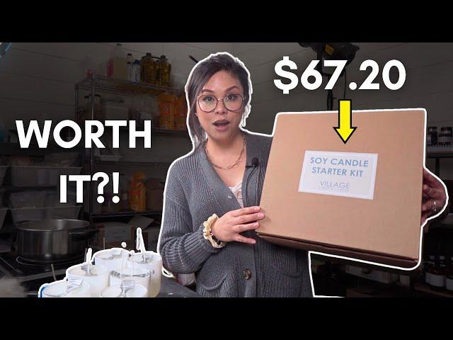 Testing a $67 Candle Making Kit