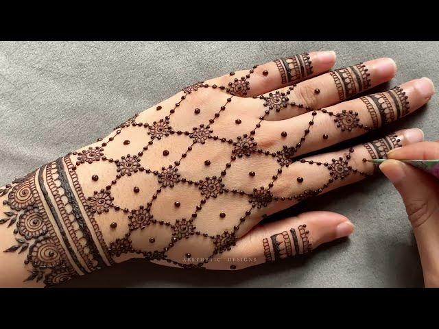 Very simple mehndi design back hand | easy stylish mehndi design | mehndi design | mehndi | mehandi