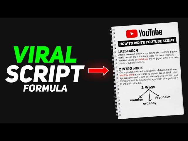 Write YouTube Script Like This & Get 2X Watch Time! 