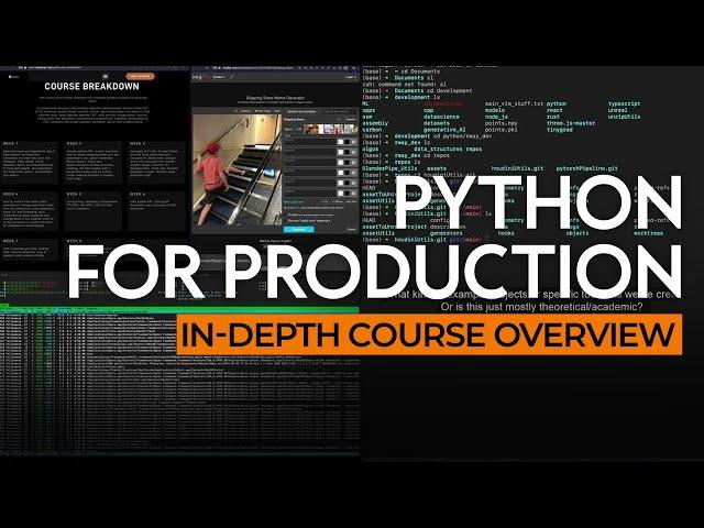 Python For Production | In-depth Course Overview