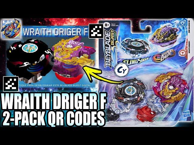 NEW WRAITH DRIGER F QR CODE ZONE BALKESH QR CODE BEYBLADE BURST APP QR CODES