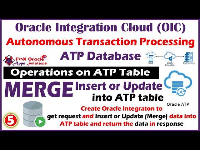 ATP - 5. Insert or Update (Merge) - If Id present in table then update record else insert new record