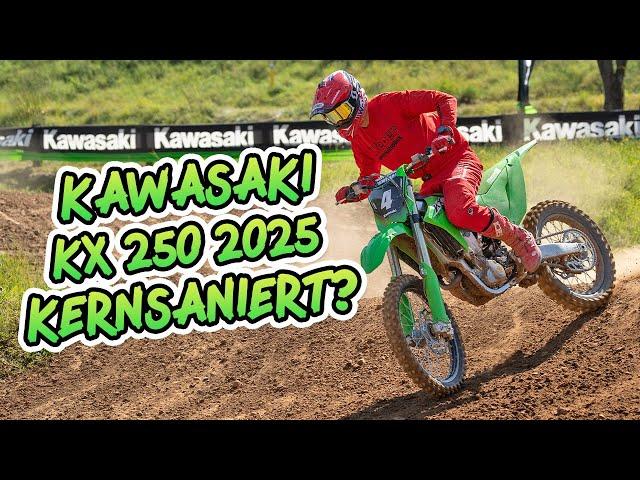 Test: Kawasaki KX250 2025 - was kann der neue grüne Crosser nach der Kernsanierung?