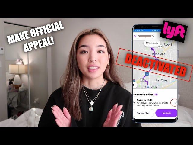 How To Submit an Official Deactivation Appeal to Lyft