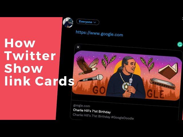 How twitter show link cards || #video #twitter