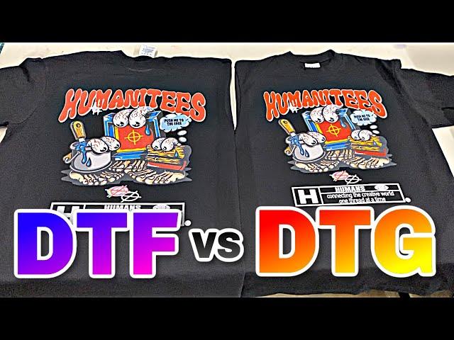 DTG vs DTF: Deep Dive and Techniques on a Shirt!