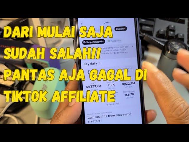 CARA MEMULAI TIKTOK AFFILIATE YANG BAIK DAN BENAR AGAK AKUN BISA TUMBUH LEBIG CEPAT‼️