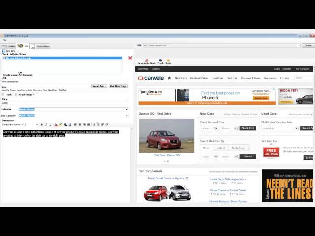 How to Submit Ads to  OLX using Spintax with OLX submitter Software ?