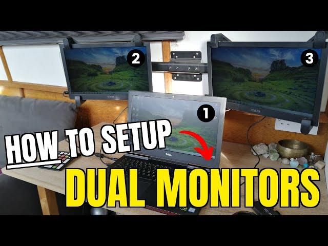 How To Setup Dual Monitors With Laptop for Trading (Super Simple!)