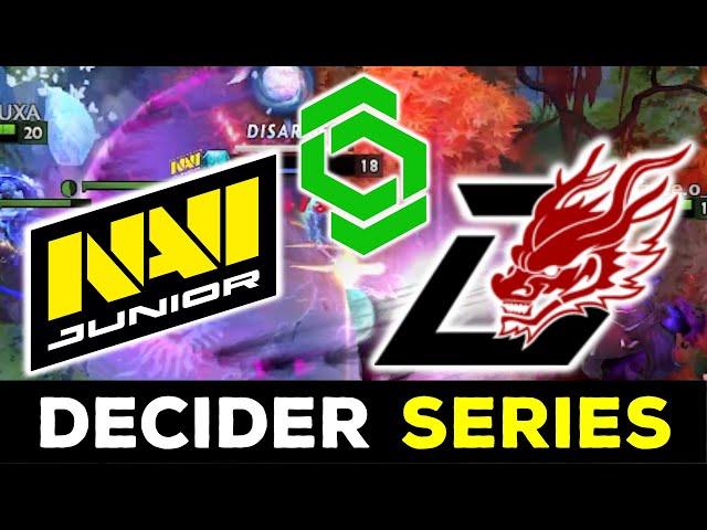 DECIDER TO THE GRAND FINAL !!! NAVI JUNIOR vs DRAGON ESPORTS CLUB - CCT SERIES S4 DOTA 2