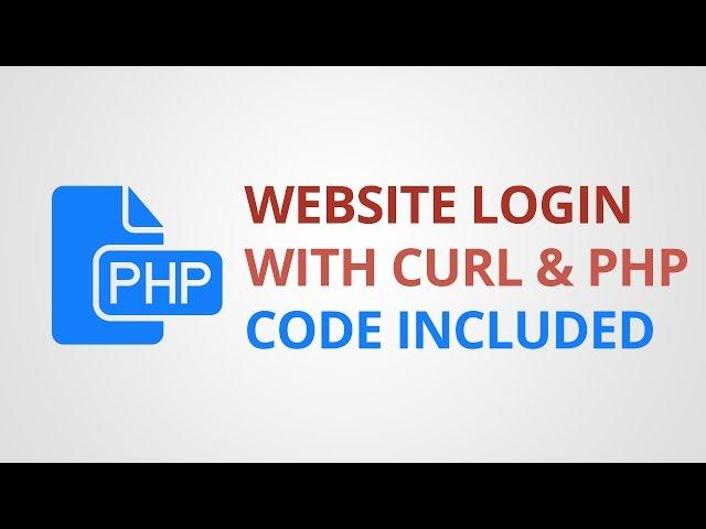 Login to Website using cURL & PHP