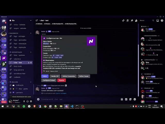 Configurando sistema de vendas de VIP no discord - Nix Bot