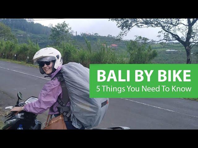 Don't ride a motorbike in Bali without knowing this