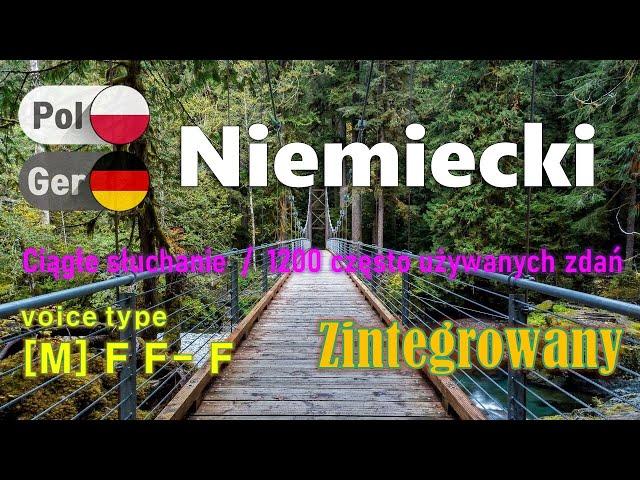 Niemiecki / Type [M] F F- F [Zintegrowany] Ciągłe słuchanie / Krótkie i łatwe 1,200(8 hr) zdań.