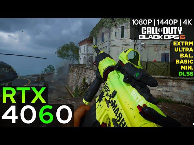 Call of Duty: Black Ops 6 - RTX 4060 (1080p/1440p/4K) - Multiplayer